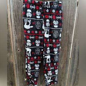 Star Wars fuzzy pajama pants